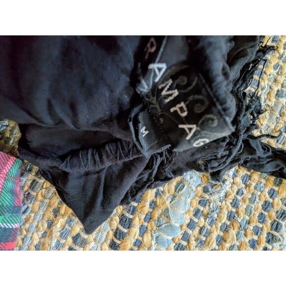 Vtg Rampage Halter Top M Fringe Fairy Grunge Boho Festival Y2K Baddie - Picture 7 of 7